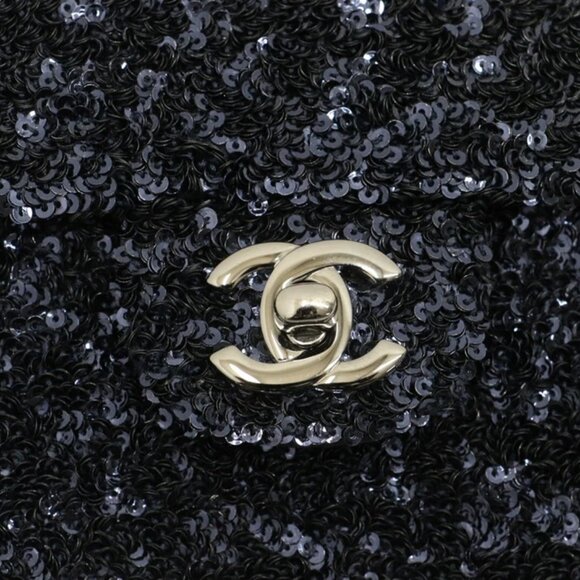 Chanel Timeless Blue Night Micro-Glitter Flap Bag 20464110 - Picture 14 of 15